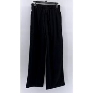 VNOOK STUDIO Women's Black Wide-Leg Relaxed Fit Pant SZ S